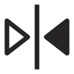 Reflect Horizontal SVG Icon
